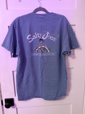 Skechers Men's Short Sleeve Graphic Tee in Light Blue with White Print